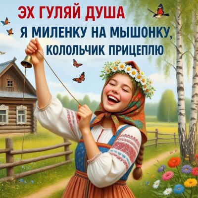 Эх Гуляй Душа - Я миленку на мышонку, колокольчик прицеплю