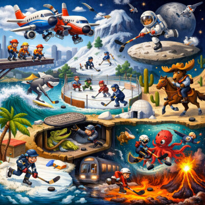 Alex Smiths, Анна Немченко - Хоккей везде